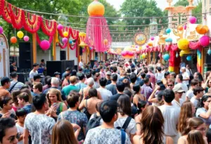 Festival scene at the Storytelling Revolution Festival in Louisville