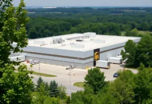 A new temperature-controlled facility developed by UPS in Fairdale, Kentucky.