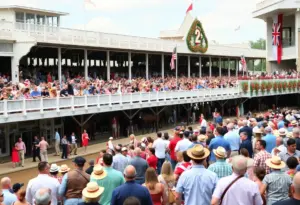 Crowd at Churchill Downs during Derby Week 2026