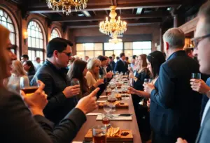 Guests enjoying the Kentucky Bourbon Auction & Celebration in Louisville